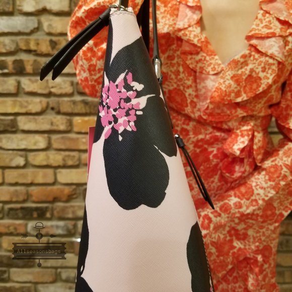 kate Spade Cameron Pocket Tote Grand Flora LARGE - Picture 8 of 8